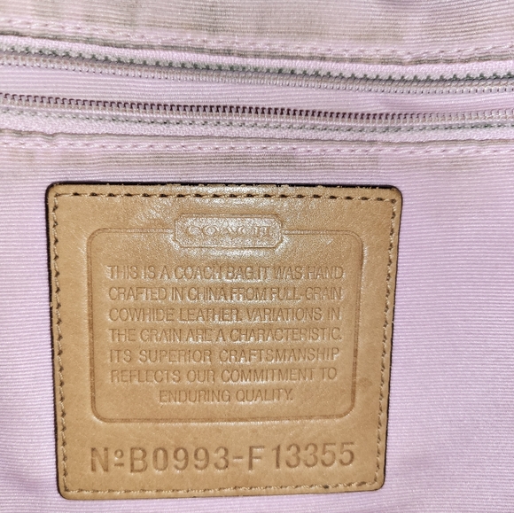 Coach Crossbody Leather Shoulder Bag